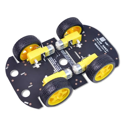 4WD Robot Chassis Kit for Arduino Raspberry Pi DIY - style: PCB Chassis