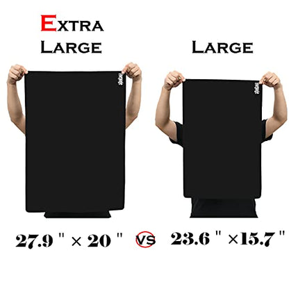 Foepoge 27.9”x20” Extra Large Silicone Sheet for Crafts Resin, Nonstick - color: Black, size: 27.9" x 20"
