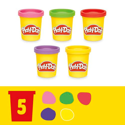 Play-Doh Light & Look Microscope for Kids, Electronic Preschool Toys for Girls & Boys, 9 Accessories & 5 Colors, Back to School Gifts, Ages 3+