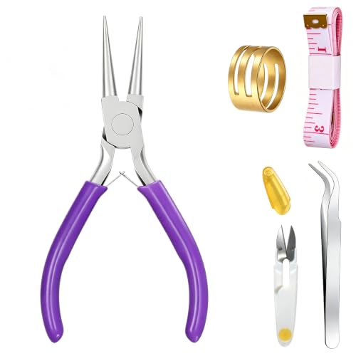 Round Nose Plier for Jewelry Making Jewelry for Jewelry Repair - color: Purple