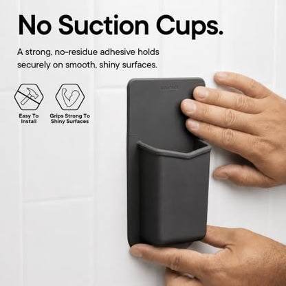 TOOLETRIES The Henry Essentials Holder, Bathroom Organizer - Charcoal