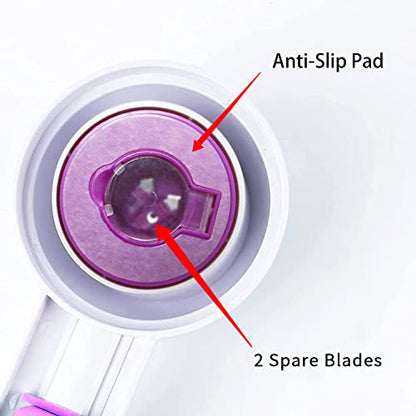 Circle Cutter, Circle Cutters for Paper Crafts, Cut Circle 4'' to 12.5'' - color: Purple