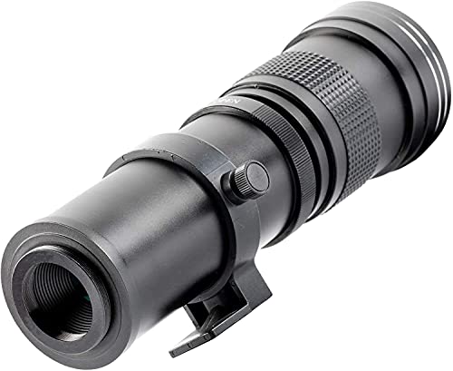 Ultimaxx 420-800mm (w/Converter 840-1600mm) f/8.3-16 Manual Telephoto Zoom T-Mount Lens Kit for Nikon D700, D750, D780, D800, D810, D850, D3500, D3400, D5200, D5300, D5500, D5600, D7100, D7200 &More