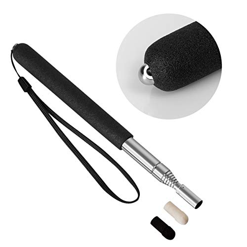 Teacher Pointer Stick for Classroom, Extendable & Retractable - color: Black