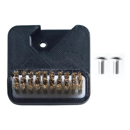 3D Printer Accessories PrusaMK3 MK3S MK3S+ Upgrade Kit Auto Nozzle Cleaning Brass Brush: Remove Nozzle Filament Build Up, Not for MK4/ XL/Mini