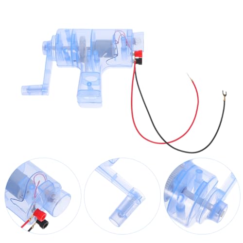 GANAZONO Hand Crank Generator Kit for Kids Educational Physics Science Experiment Portable Miniature Power Generator Teaching Tool 5.3 Inch