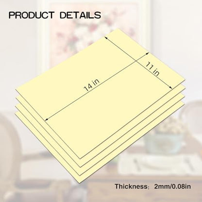 AXELIP Self Stick Mounting Board 11 X 14 inch 2mm Thickness, for Cross Stitch, Photo Frame Backing （4 Pack） - size: 11 x 14 in