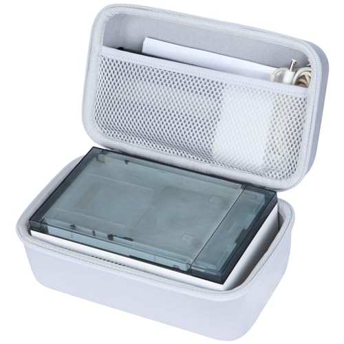 Lebakort Hard Case Compatible with Liene M100 M200 4x6'' Photo Printer - color: Off White Case, size: for Liene 4x6