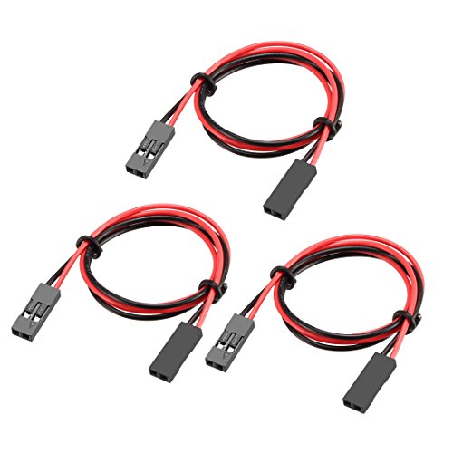 uxcell Female to Female 2P Jumper Wire 2.54mm Pitch 31cm 10pcs