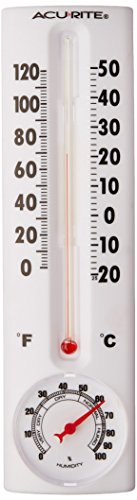 Chaney Instrument Glass Thermometer with Humidity