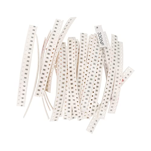620PCS 31 Values 0805 SMD Ceramic Capacitor Assortment Kit 1pF-1uF - size: 620 PCS 31 values 0805