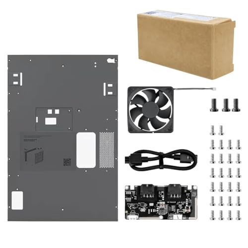 P2S External Exhaust Fan Kit for Bambu Lab P2S 3D Printer,Active Directional Ventilation Upgrade,Automatic Post-Print Air Purification,Smart Mode Switching,Expandable Filter Support for P2S Parts - size: P2S External Exhaust Fan Kit