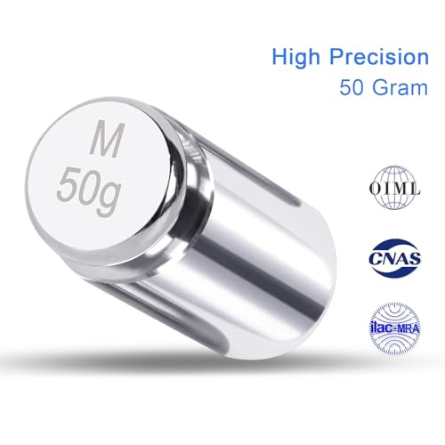 QP Calibration Weight 50g, OIML Class M1 Precision Scale Calibration Weight - size: 50g