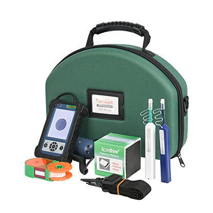 Optic Fiber Cleaning Inspection Probe with 3.5 inch Fiber Microscope Display+2.5mm Universial Male Tip+SC/LC UPC Female Connector+1.25mm/2.5mm Cleaner Pens+Cleaning Cassette - style: KIC-5D