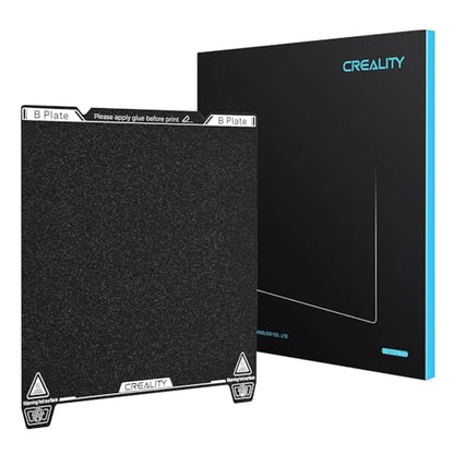Creality Official K1 Build Plate Textured Surface 235x235mm PEI Sheet Flexible Removable Spring Steel Bed Plate for Ender 3 V3/3V3 SE/3V3 KE/3 S1/3 S1 Pro/5 S1/CR-10SE (Without Magnetic Base) - color: Textured Black, size: K1/Ender 3V3SE