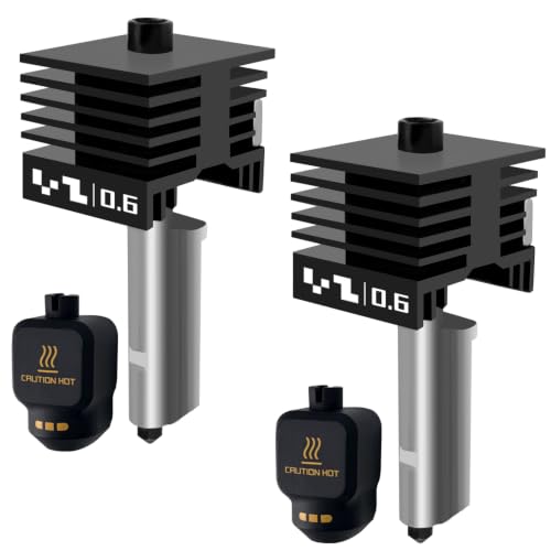 2 PCS 0.6MM P2S Hotend Kits for Bambu Lab X2D/H2D/H2S/H2C/A1/A1 Mini - size: 2 PCS 0.6MM