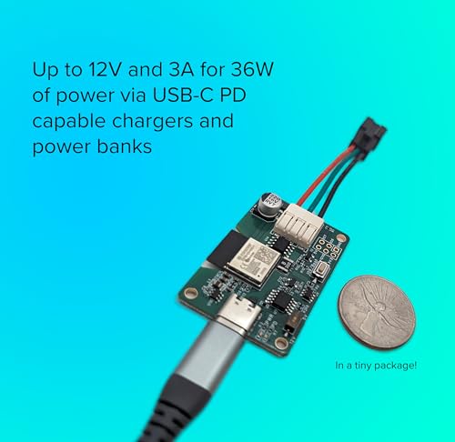 Generic MagWLED-1, WLED Controller, 5V and 12V USB-C Power Delivery, WLED Pre-Installed, Green