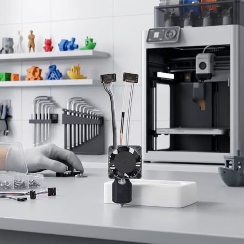 Hotend Complete Kit for Bambu Lab P1S P1P, 0.6mm Hardened Steel