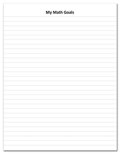 BookFactory Elementary School Math Journal, 10 Pack, 32 Pages - style: Math Journal