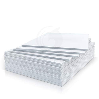 White Foam Board 12 x 16 – 10 Pack, 3/16" (5mm) Thick Foam Core Poster Board Sheets for Art, Crafts, Vision Board, School Projects, Presentations & Signs - size: 12 x 16 inch