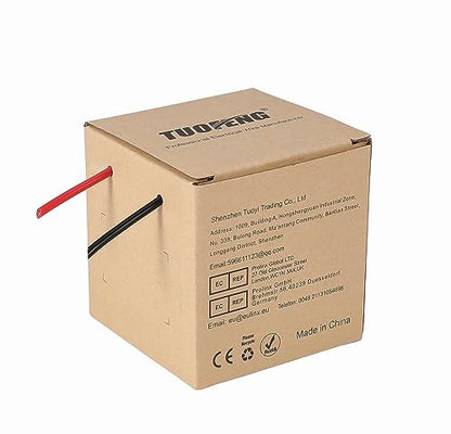 TUOFENG 18 AWG Silicone Wire, 100 ft Red and Black - size: 18 AWG Silicone Wire 2 Colors 50ft Each