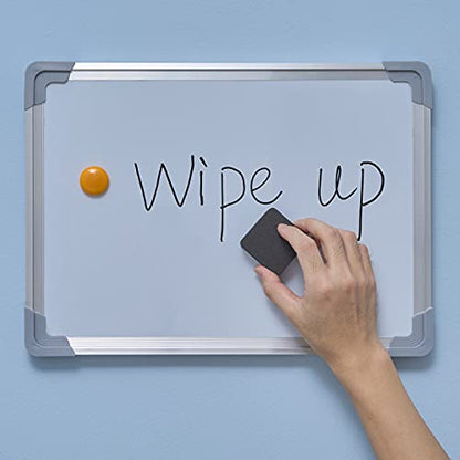 Favourde 48 Pack Magnetic Whiteboard Dry Erase Erasers for Classroom School - color: Black