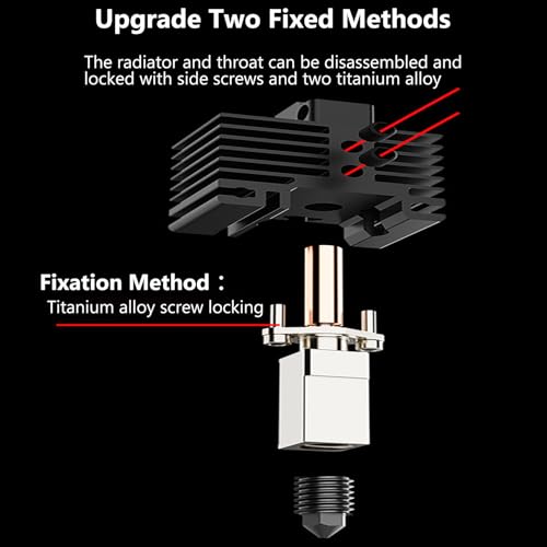 P1P/P1S Complete Hotend Extruder with Fan 0.4 Hardened Steel Nozzle - color: 0.4mm Hotend for P1P/P1S