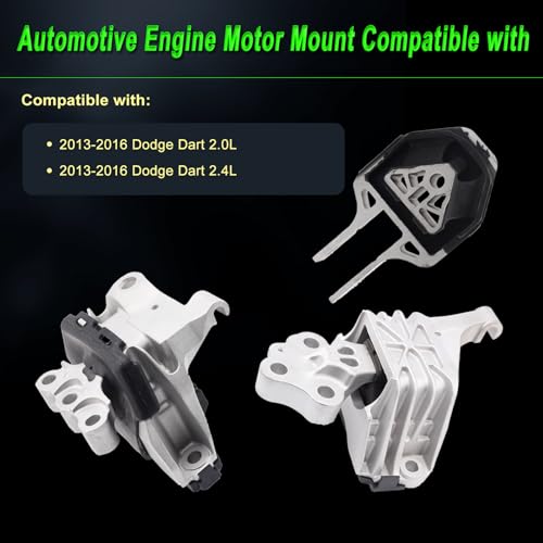 Engine Motor Mount Compatible with 2013-2016 Dodge Dart 2.0L 2.4L - size: 2013-2016 Dart 2.0L 2.4L