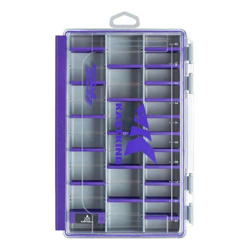 KastKing HyperSeal Waterproof Tackle Box, 3600 1 Pack, Purple - color: Purple, size: 3600(1 Pack)