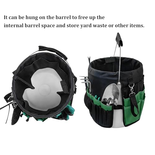 Bucket Tool Bag Organizer with 42 Pockets Multi-functional Garden Tool Bag Organizer 5 Gallon Bucket Tools Kit for Women Men (Tools are not included)