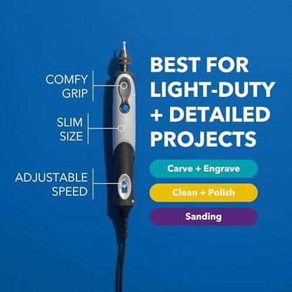 Dremel Stylo+ 2050-15 Rotary Tool Kit with 15 Accessories, Engraving Pen