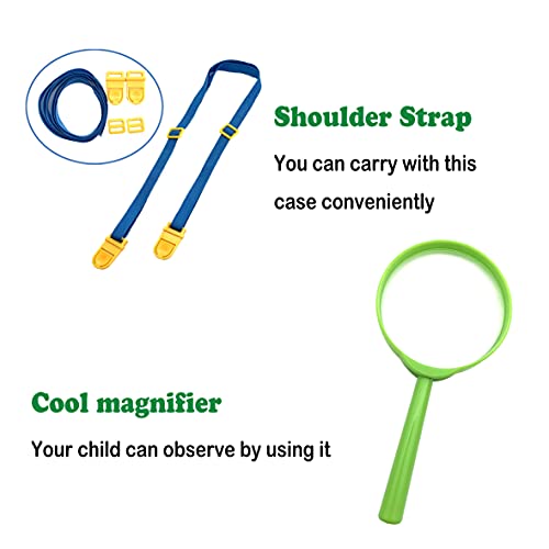 Bug Catcher Kit, Kids Bug Collection Kit, Outdoor Nature Explorer Kit with Tweezers, Magnifying Glass, Science Educational Kit, Bug Observation Container for Boys and Girls