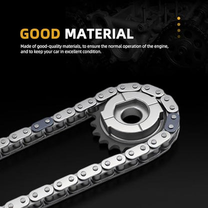 Engine Timing Chain Kit W/Sprocket Tensioner Guide