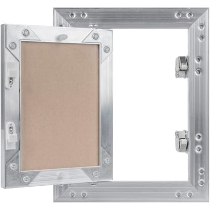 6" x 8" Drywall Access Panel – Aluminum Frame Gypsum Hatch Access Panel for Drywall - Ceiling Inspection Door – Wall Access Panel for Plumbing, Electrical, Utility & Ventilation Access - size: 6 x 8