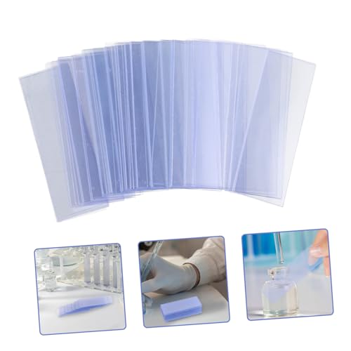 100pcs Microscope Slides Bulk Urine Test Sample Slides for Lab High Transparency Plastic - size: 7.50X2.50X0.10CM