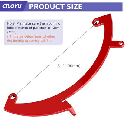 Throttle Linkage Kit Compatible with Predator 79 154F Engine CT100U - color: Red