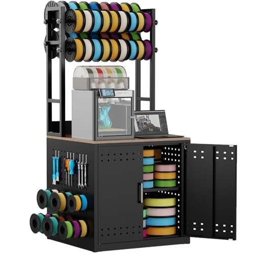 3D Printer Stand with Filament Storage,Heavy Duty 3D Printer Table