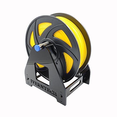 1 Pcs 3D Printer Filament Spool Holder Black Acrylic Storage Rack - size: Black Acrylic