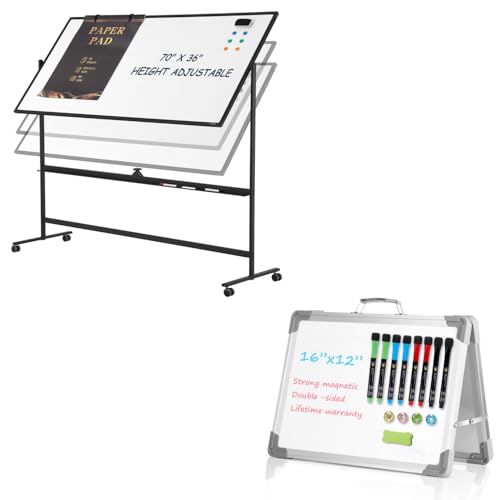 Rolling Whiteboard + Desktop Whiteboard