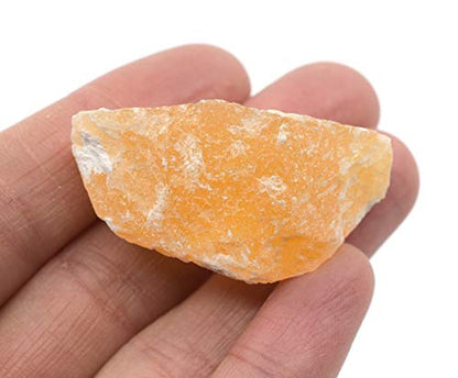 EISCO 6PK Raw Calcite, Mineral Specimens - Approx. 1" - Geologist Selected & Hand Processed - Great for Science Classrooms - Class Pack