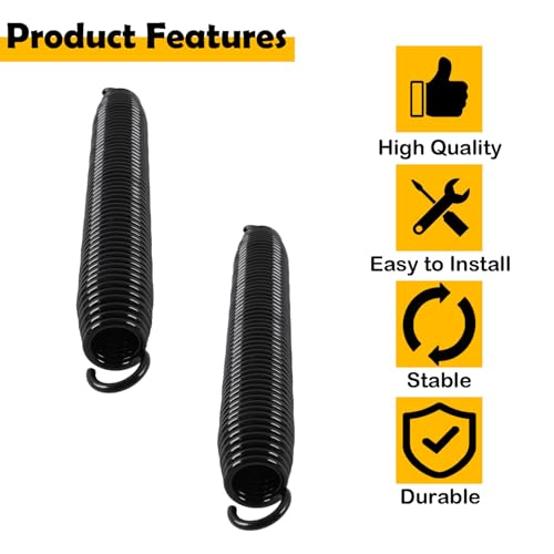 2Pcs R3847 Replacement Spring Kit Compatible with HWH Hydraulic Leveling Jacks, Fits 6,000 & 9,000 lb Systems, Black 13-3/8", Replace AP9867 AP9567 AP9551 AP9306 - color: 2Pcs