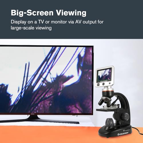 Celestron LCD Digital Microscope II – 3.5" Rotating LCD Touchscreen - style: LCD Digital Micro II