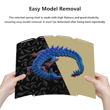 Double Side PEI + PEO Build Plate for Snapmaker U1, 3D Printer Textured PEI + Glossy PEO Dual-Sided Build Plate Print Bed for U1 - style: PEI+PEO