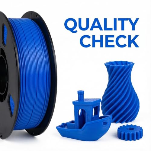 Matte PLA + 3D Printer Filament,PLA + Filament 1.75mm, Neatly Wound 3D Printing Filament 1.75mm, Dimensional Accuracy +/- 0.02 mm, Fit Most FDM 3D Printers, 1kg Spool (2.2lbs) (Sky Blue) - color: Sky Blue