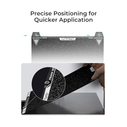 Creality K1 Max Build Plate Kit 315 * 310mm, 3D Printer Platform with Frosted PEI Surface and Without Soft Magnetic Sticker for K1, K1 Max, Ender 3 Max Neo, Ender 3 S1 Plus 3D Printers - style: K1 Max Build Plate