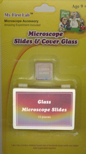 My First Lab Microscope Slides and Coverslips