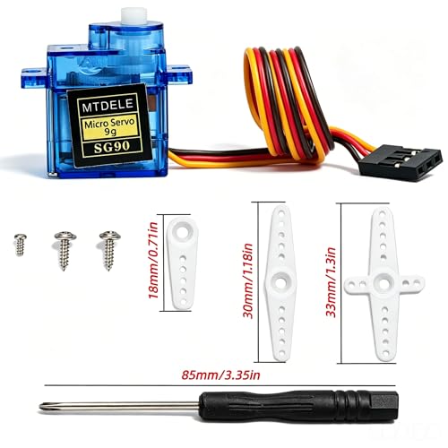 10Pcs SG90 9G Servo Motor Compatible with Arduino Raspberry Pi Robot