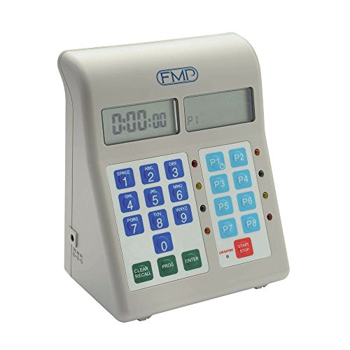 FMP 151-8800 Digital Kitchen Timer – 8-in-1 Battery Operated Digital Timer for Kitchen, Cooking, Restaurant, Classroom – Countdown & Count-Up Function for Home Use