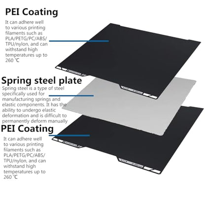 3D Printer H2D/H2S Build Plate Double Sided PEI Textured Platform