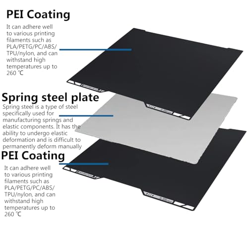 3D Printer H2D/H2S Build Plate Double Sided PEI Textured Platform